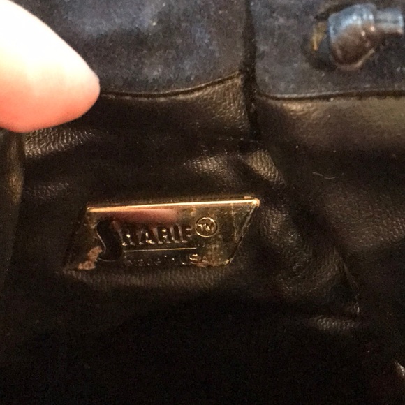 Vintage Black Sharif Purse Made in the USA - Picture 3 of 3